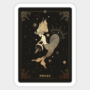 Pisces Zodiac Sign Sticker